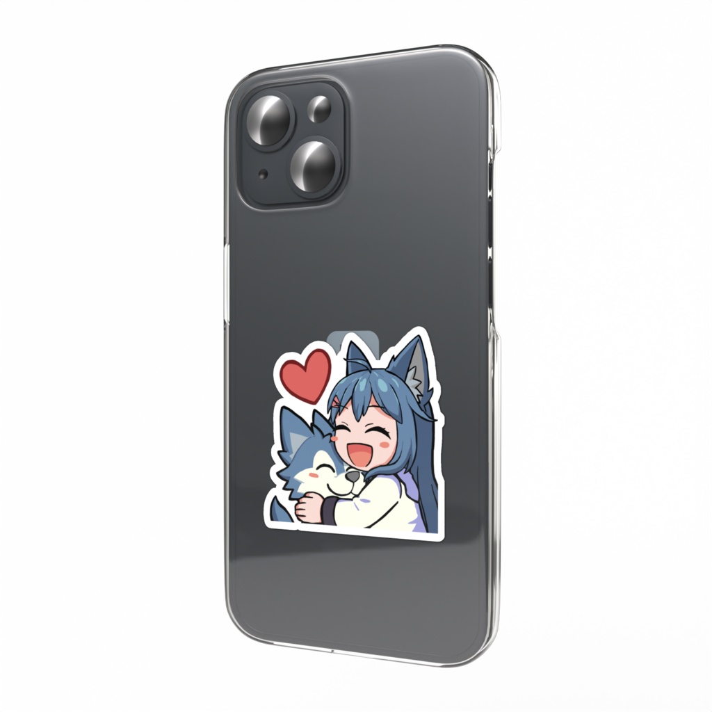 サキトちゃんサキトくんハグスマホステッカー