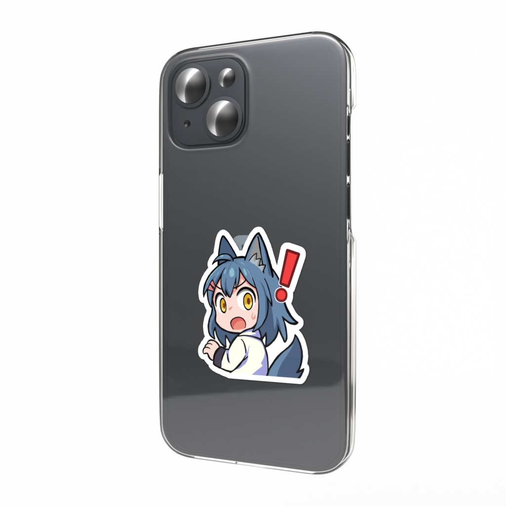 びっくりサキトちゃんスマホステッカー