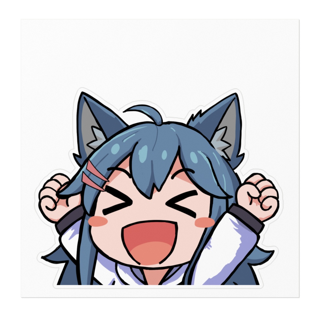 サキトちゃん超げんきステッカー