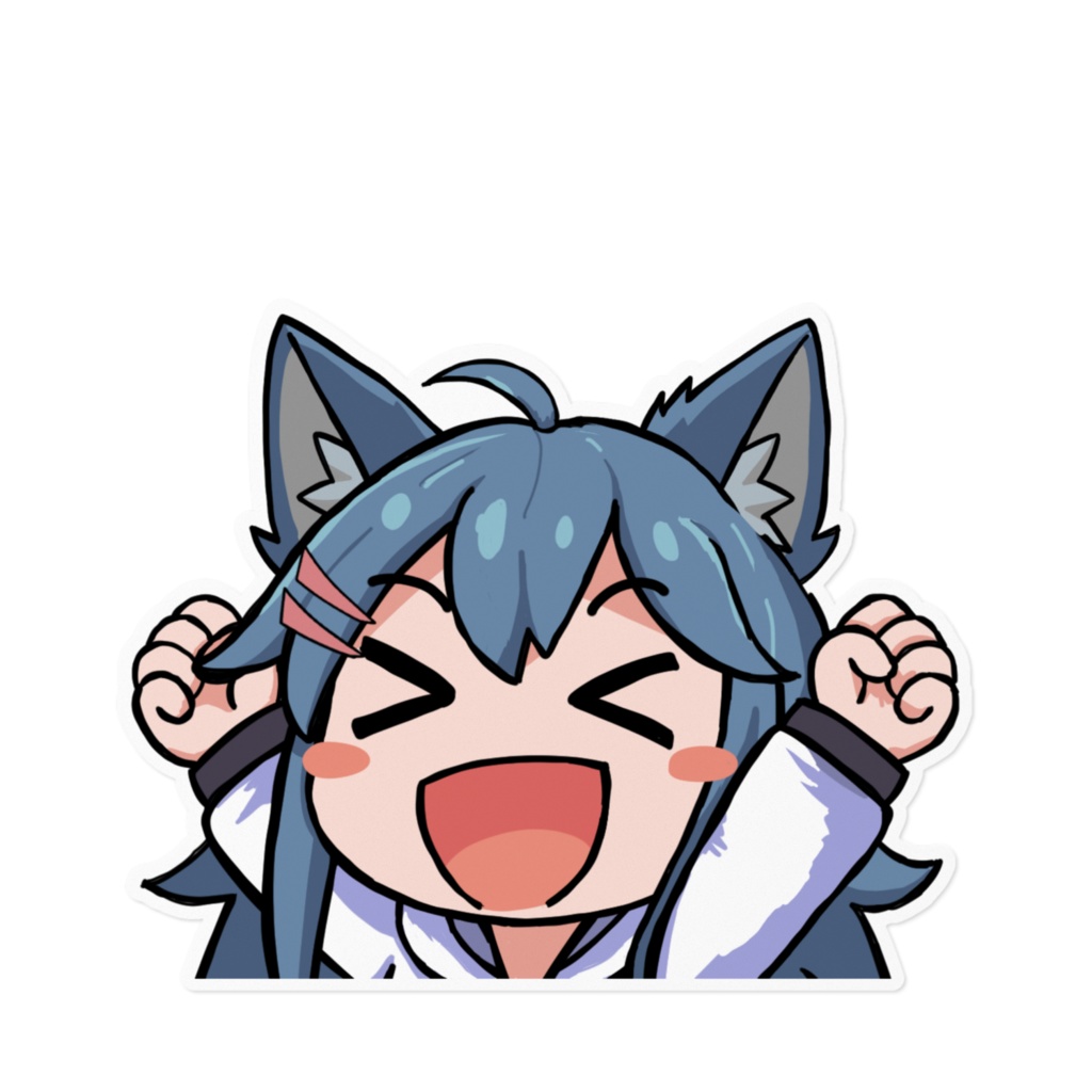 サキトちゃん超げんきステッカー