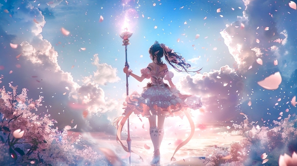 春の訪れを告げる魔法少女