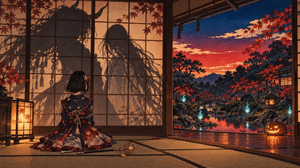 江戸にハロウィンがあったらこんな感じ?
