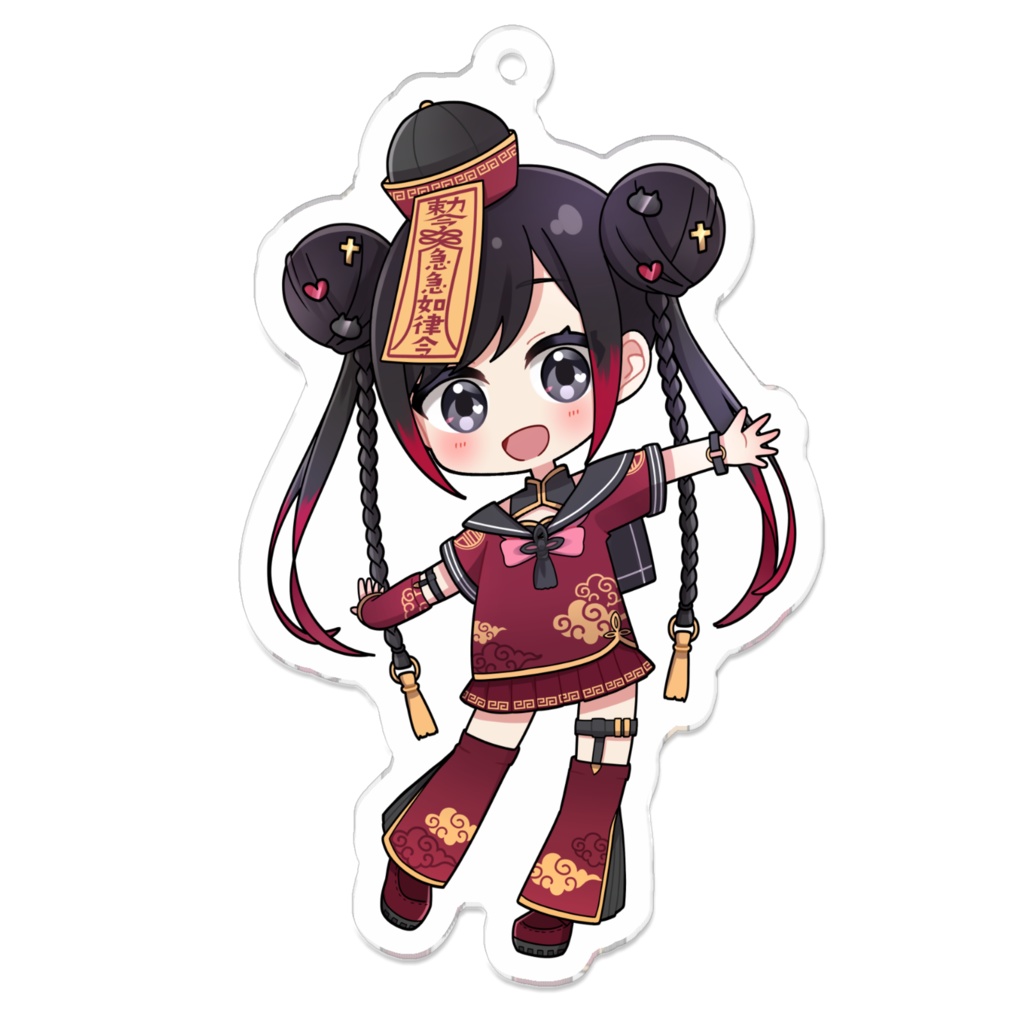 【新衣装発表記念】キョンシー黒井の可愛すぎるアクキー