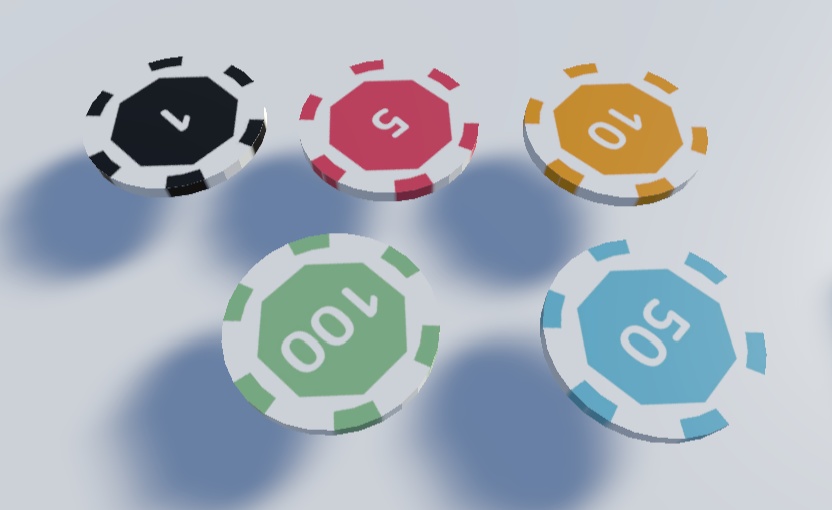 VRChat用 カジノチップ&精算機