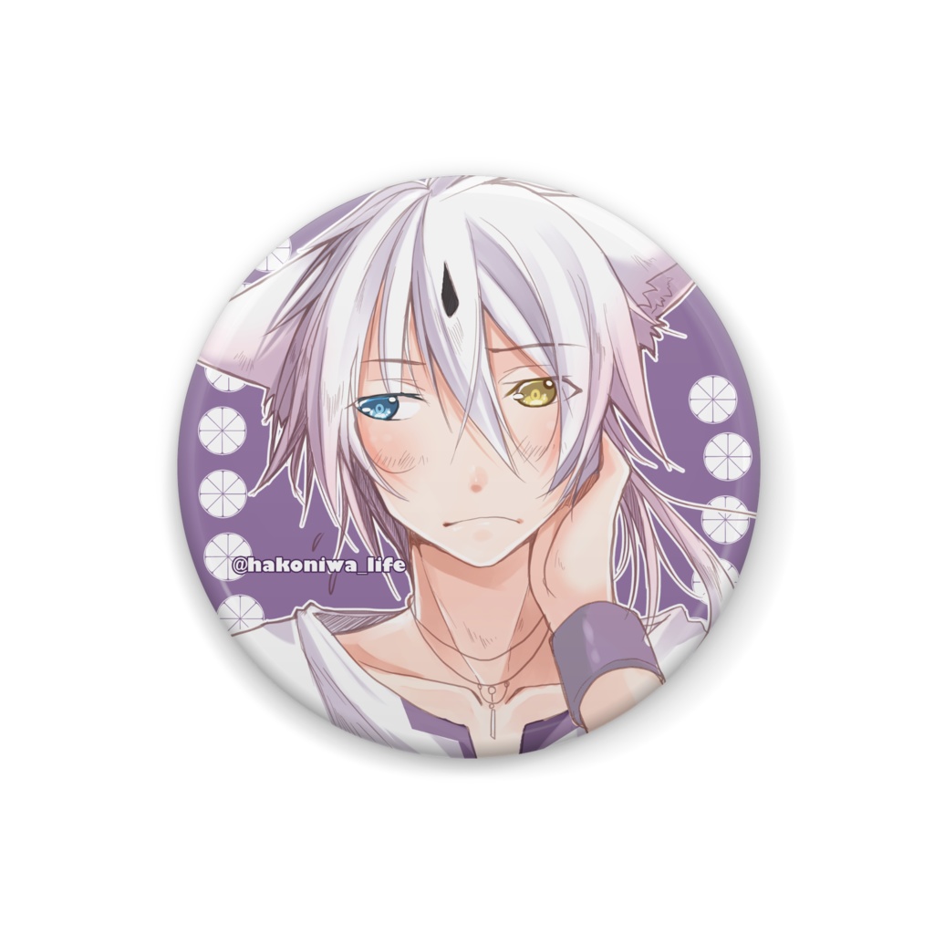 【イヌミミネコミミ】缶バッジ