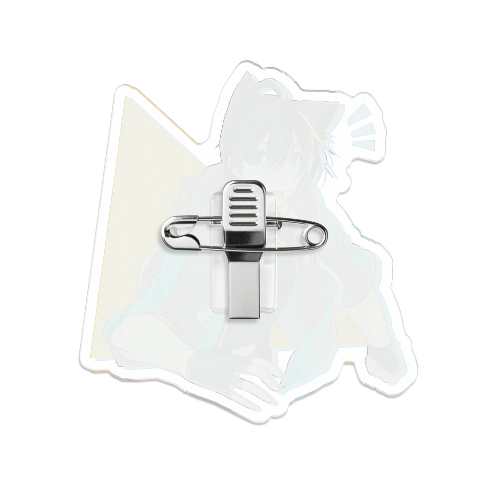 【イヌミミネコミミ】アクリルバッジ