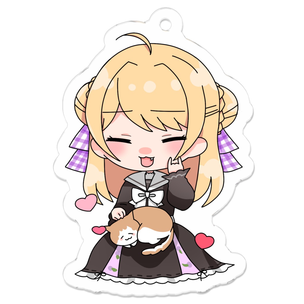 星ノ宮れのアクリルキーホルダー 冬制服ver.