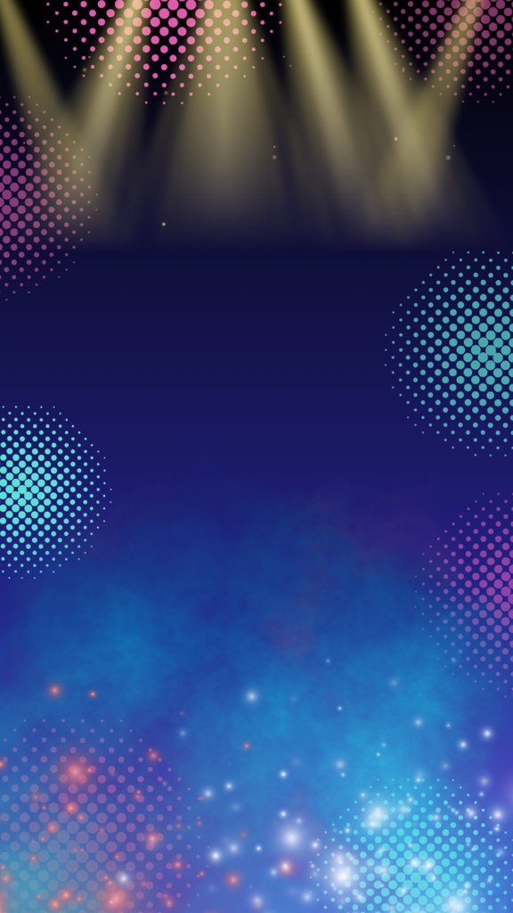 YouTube向け縦型配信用動く背景(ライブハウス風)