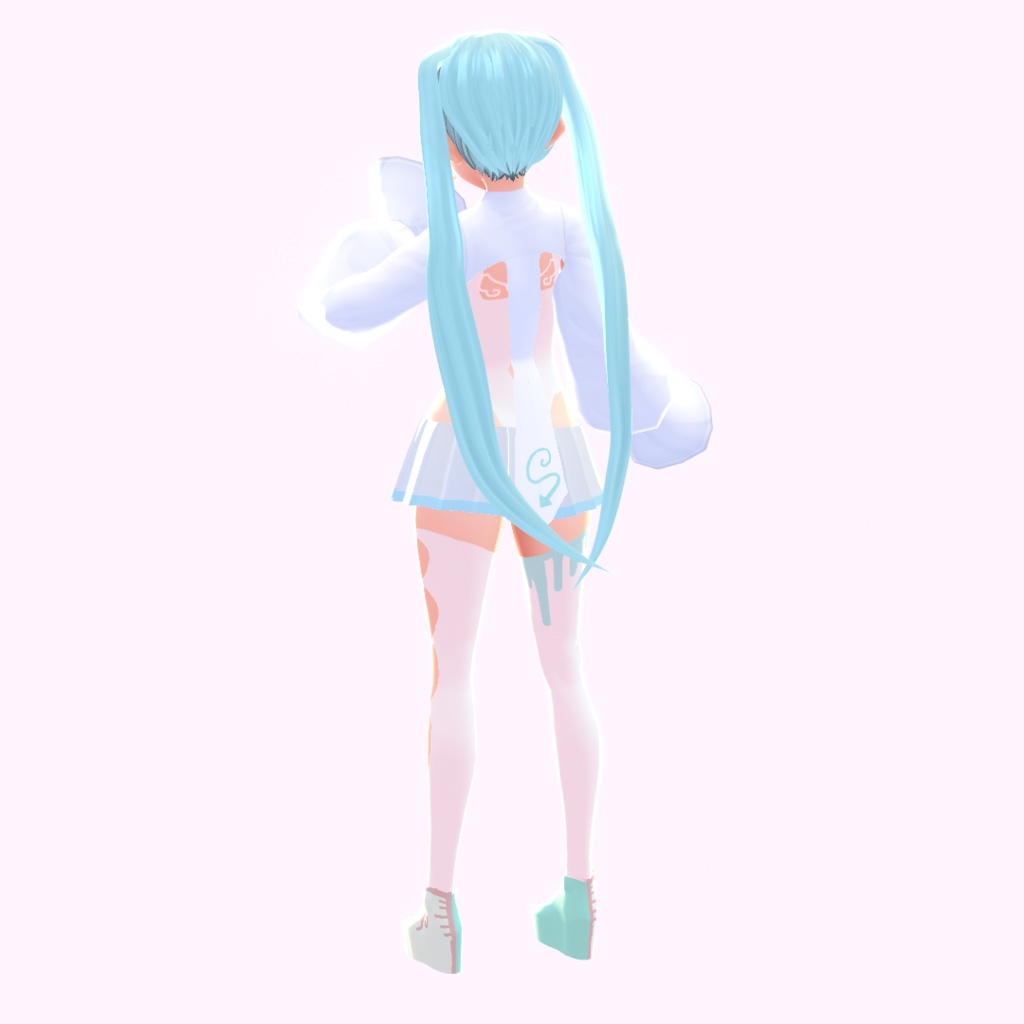 【VRoidベータ版想定】ゆめかわナース風コスチューム【無料】