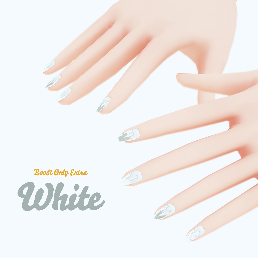 【VRoid 正式版対応】クリスマスネイル | Xmas nail【4色無料 | FREE】