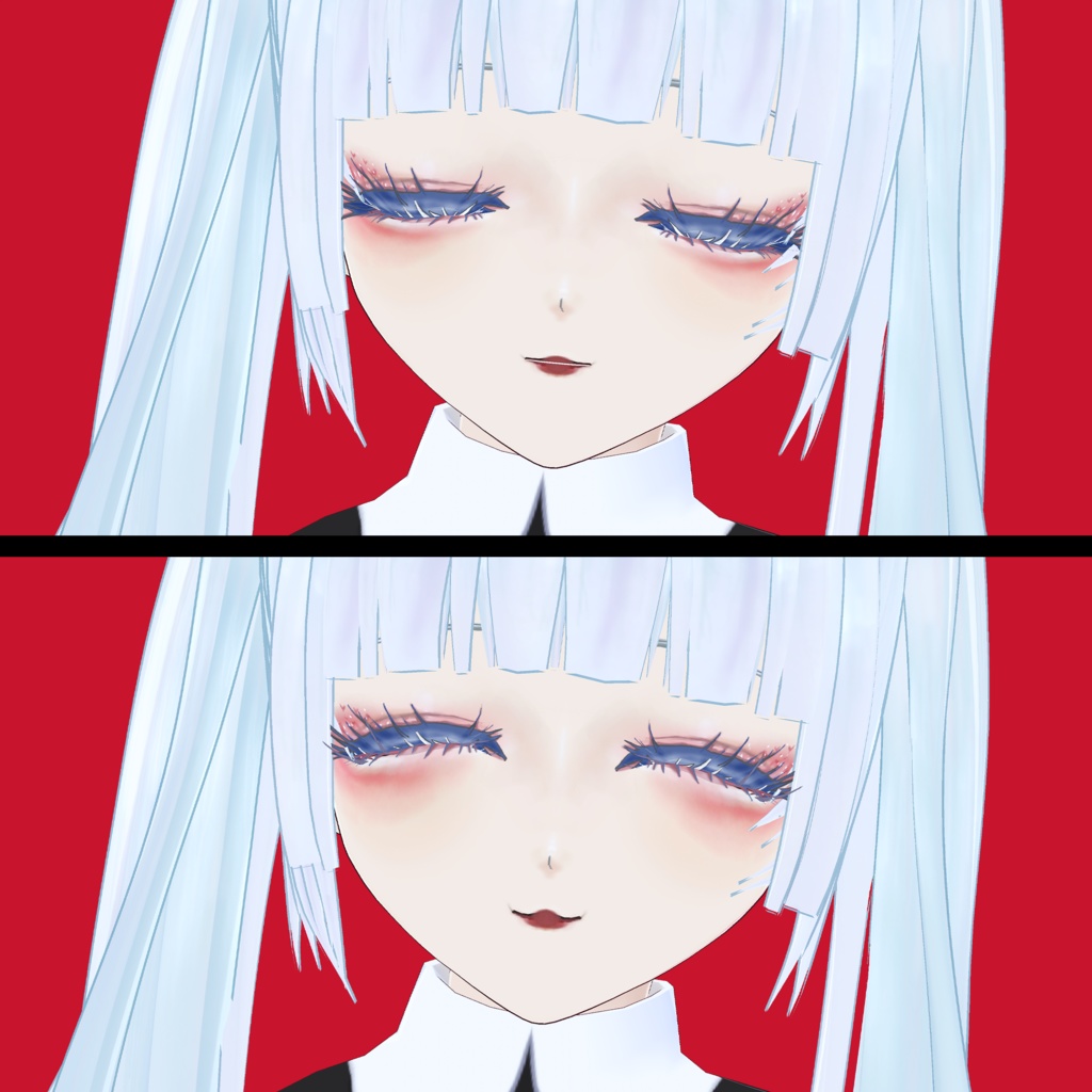 【VRoid メイクテクスチャ/ Makeup|無料 / FREE】地雷メイク【正式版対応】