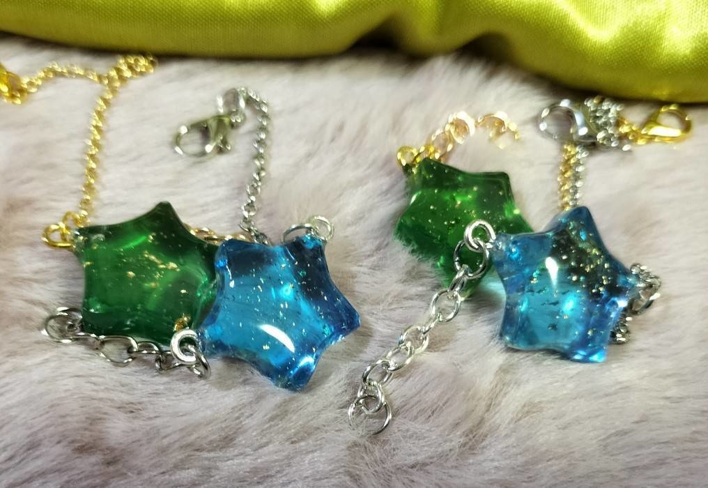 夜空のお星さまポシェット