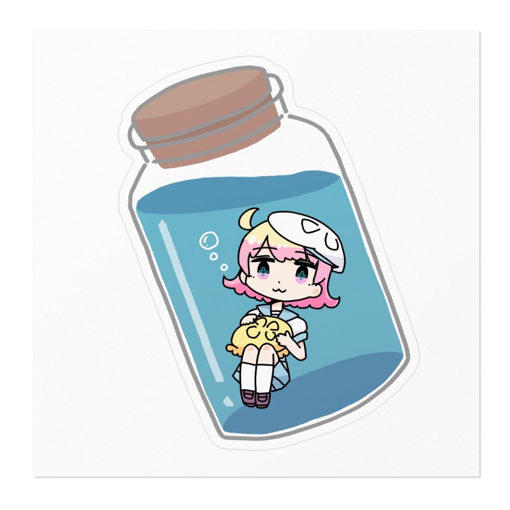 ミズクラゲちゃんステッカー