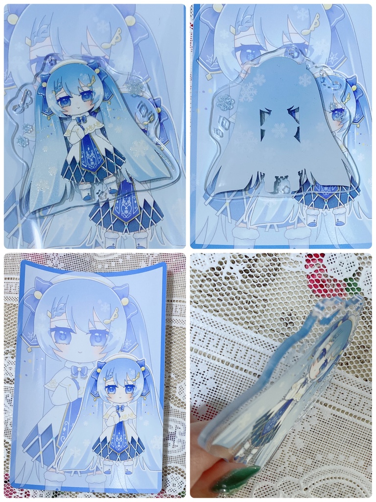 雪ミク アクリルキーホルダー