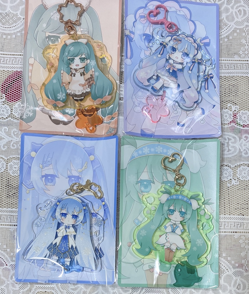 雪ミク アクリルキーホルダー