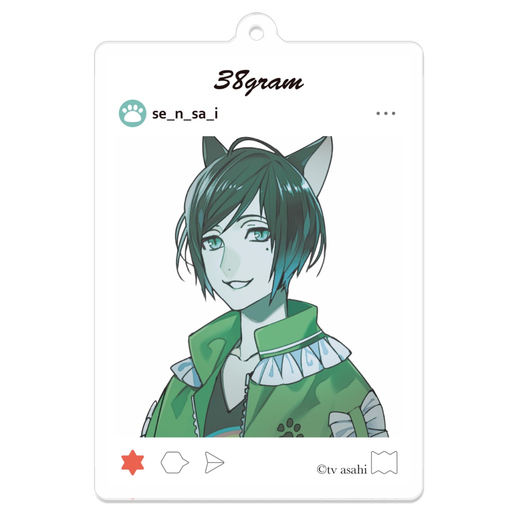 繊細とい　アクリルキーホルダー