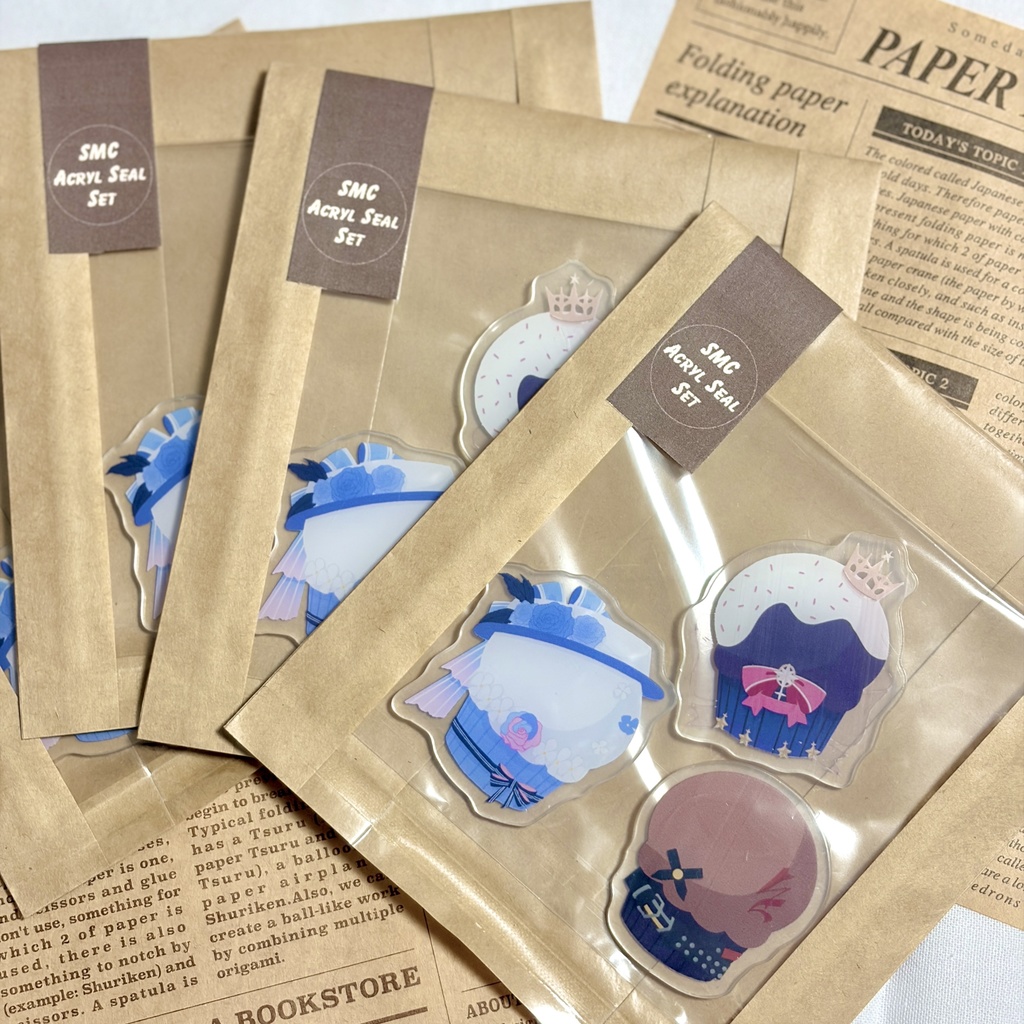 SMC組カップケーキアクリルシール