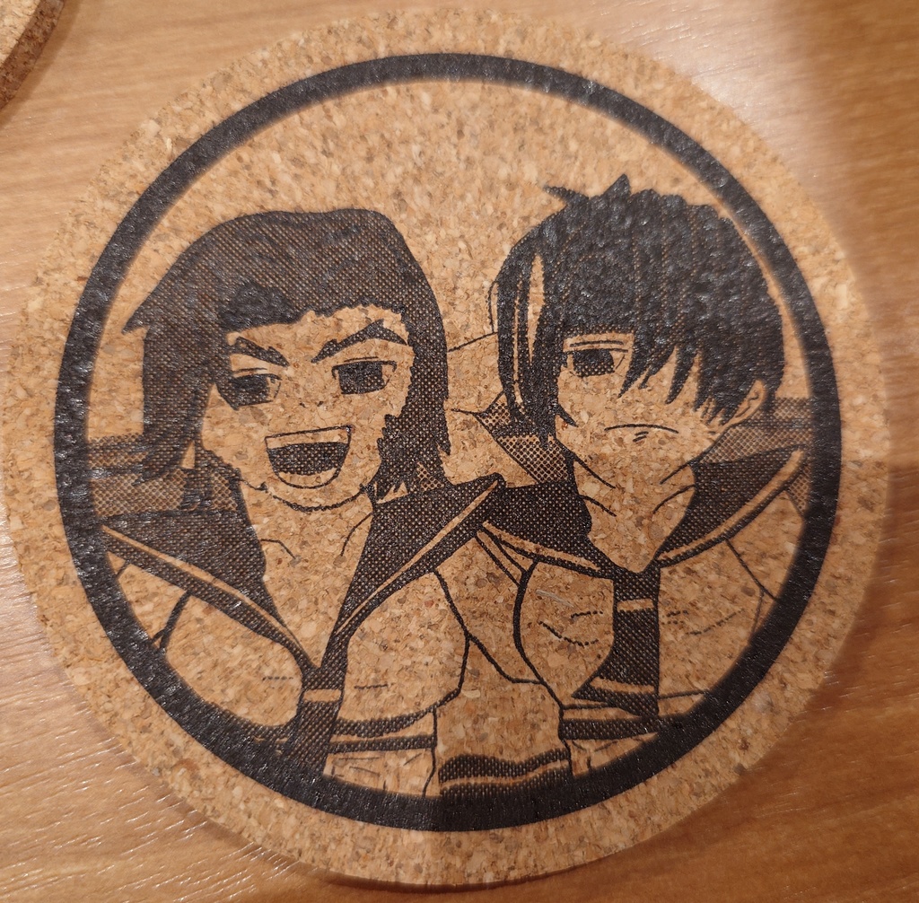 コルクコースター　エド＆ラウル
