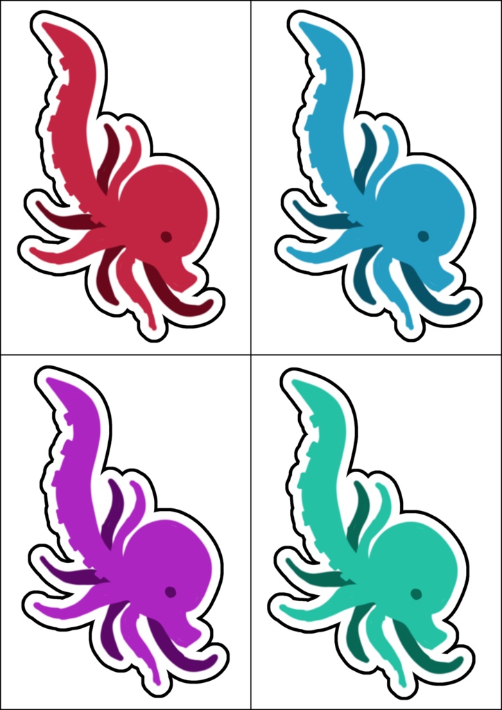 タコのしおりと海のブックカバー