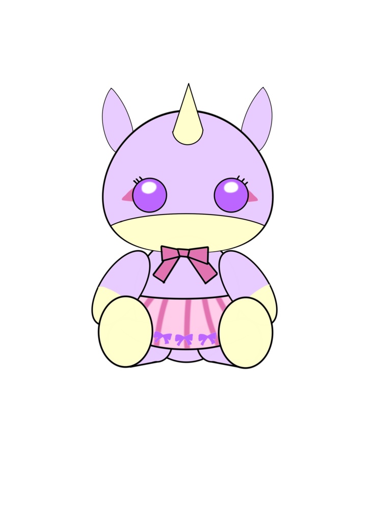 可愛いユニコーン