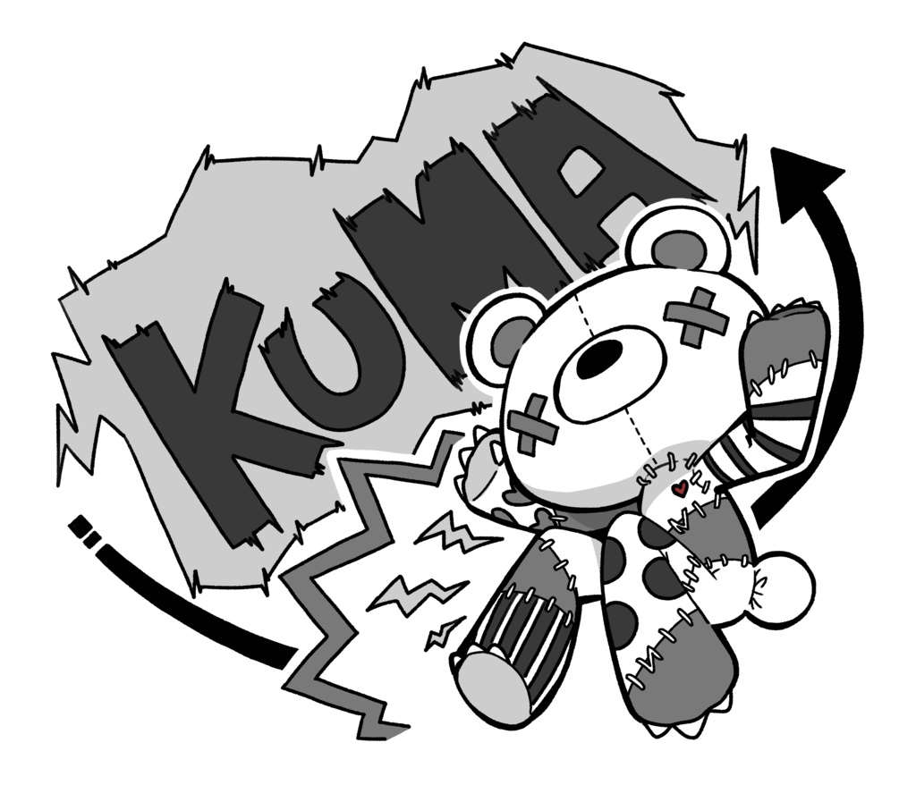 クマぐるみTシャツ