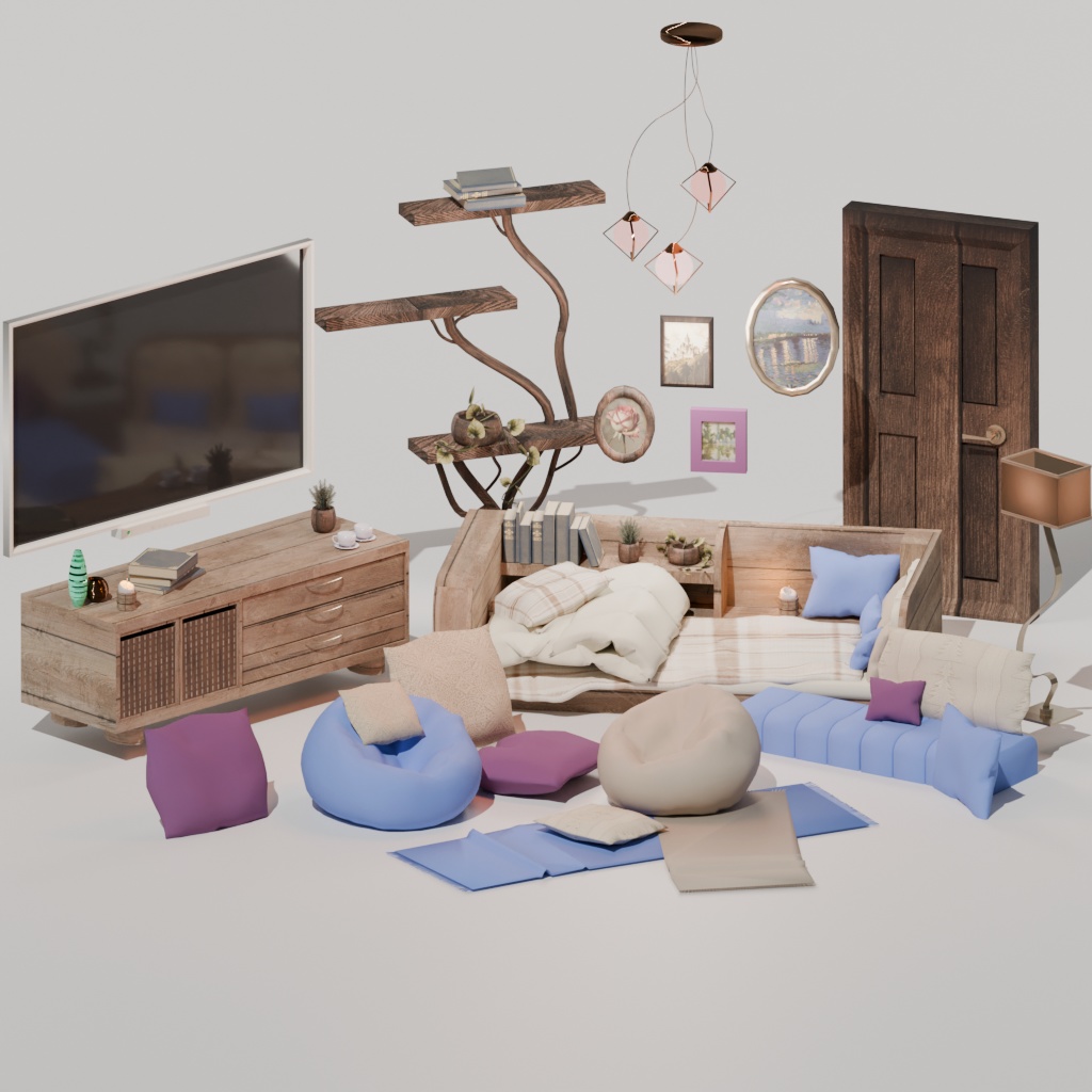 ウィンターブルーインテリアセット