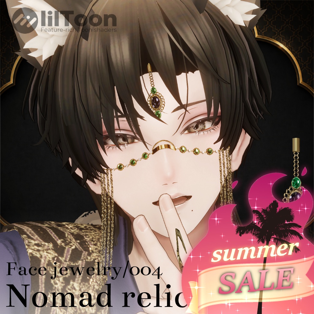 フェイスアクセサリー [Nomadrelic] facejewelry