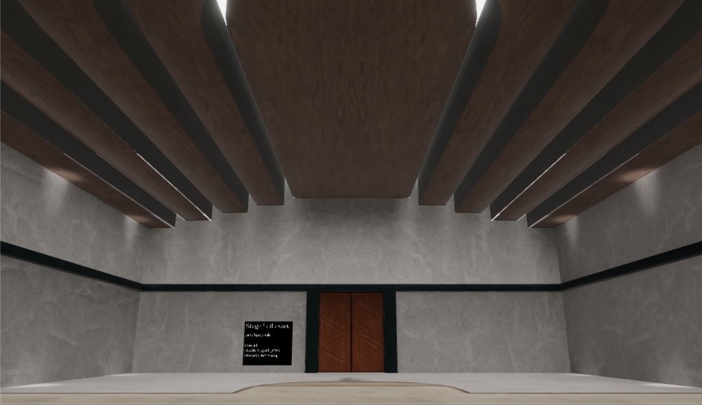 【サポート終了】集会向け多目的広場"Stage Hall"