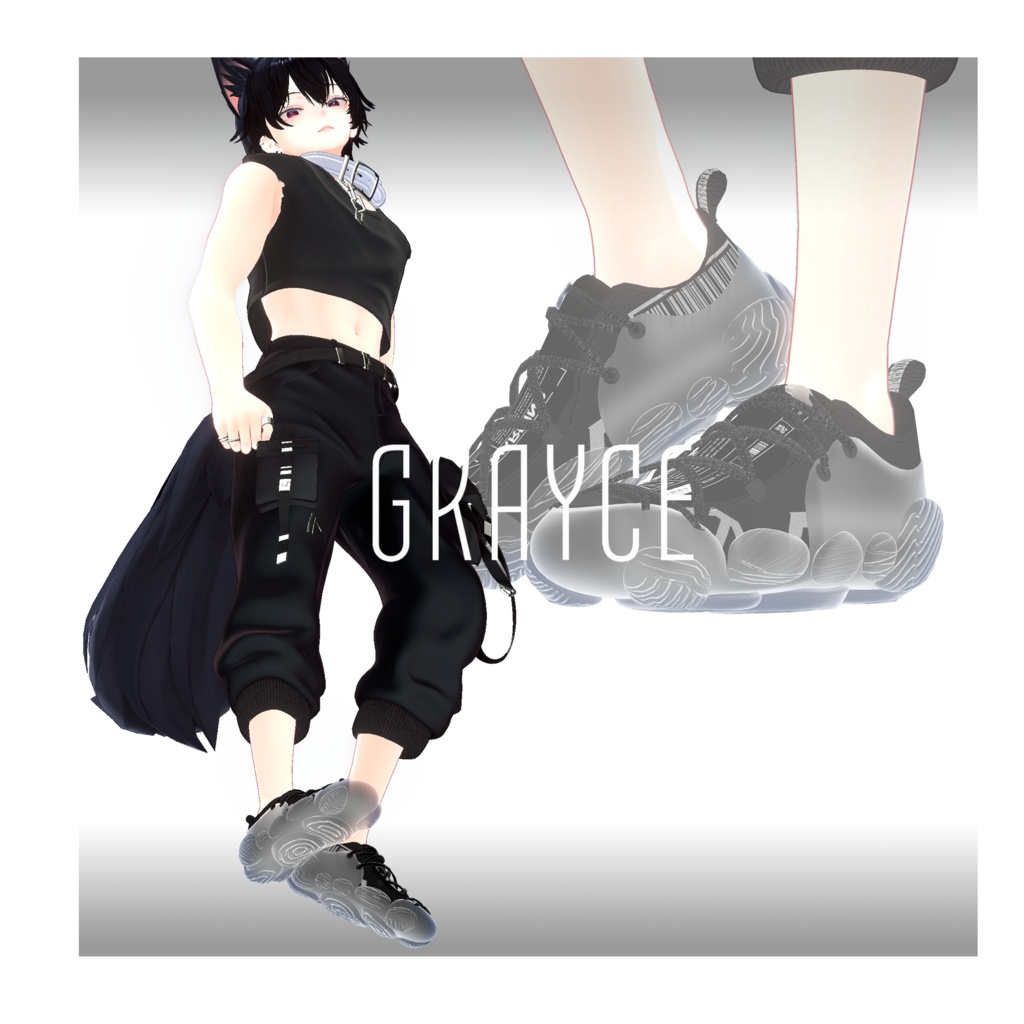 【12アバター対応】 Clear Sole Sci-Fi