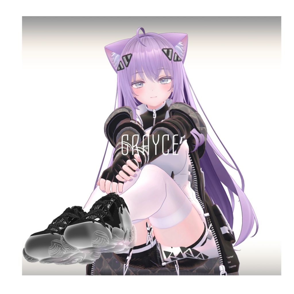 【12アバター対応】 Clear Sole Sci-Fi