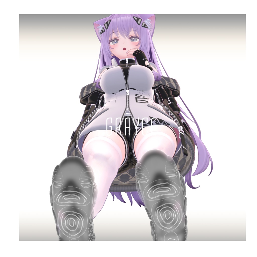 【12アバター対応】 Clear Sole Sci-Fi