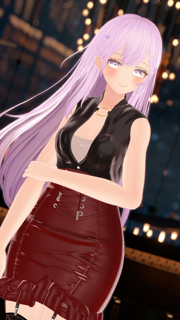 【3アバター対応】CorsetDress【3Dモデル】