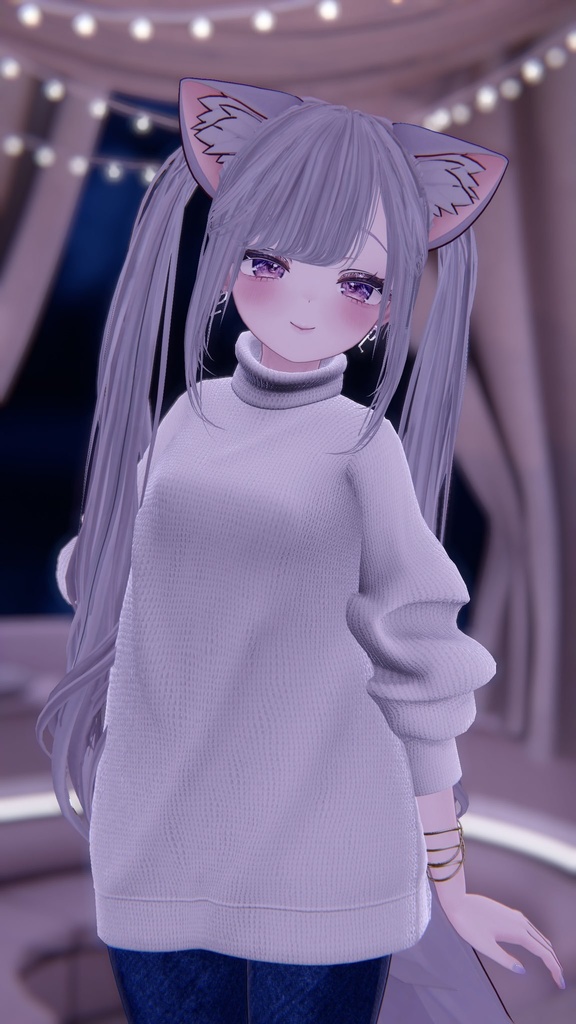 ゆったりニットセーター 【LooseKnitSweater】【 #Grayce_VRC 】