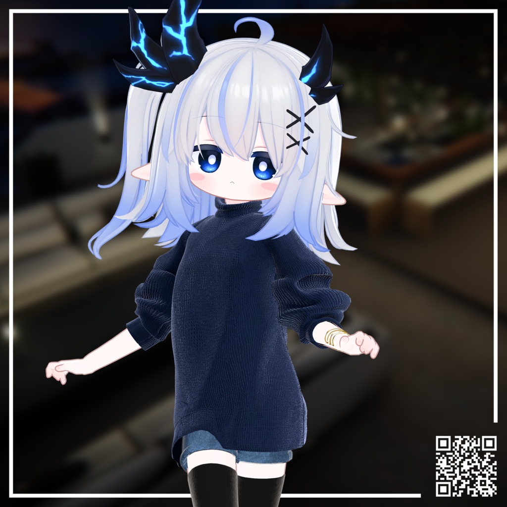 ゆったりニットセーター 【LooseKnitSweater】【 #Grayce_VRC 】