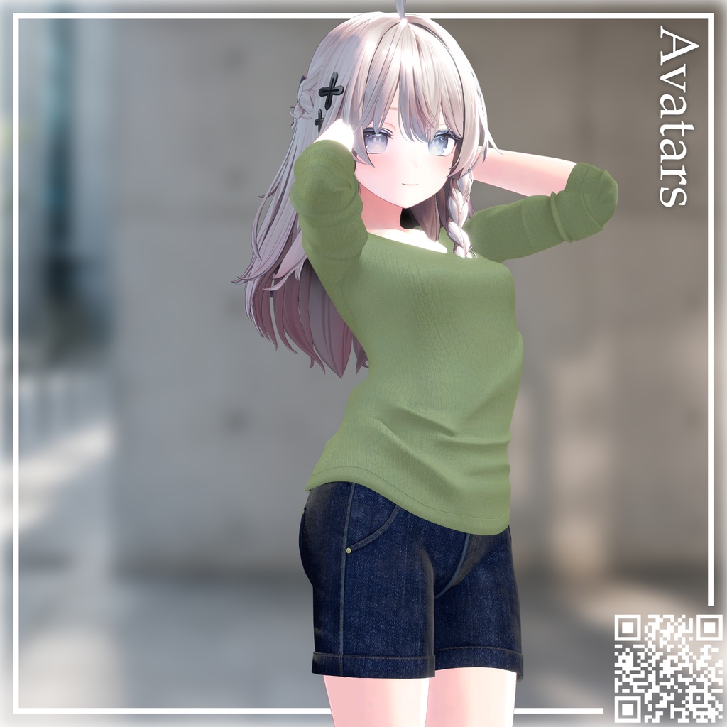 【9アバター対応】Urban V-neckSet【VネックTシャツセット】