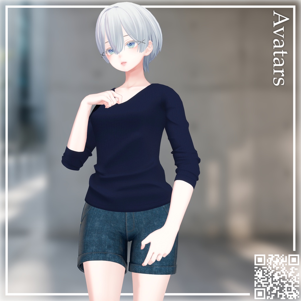 【9アバター対応】Urban V-neckSet【VネックTシャツセット】