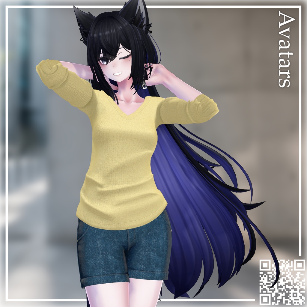 【9アバター対応】Urban V-neckSet【VネックTシャツセット】