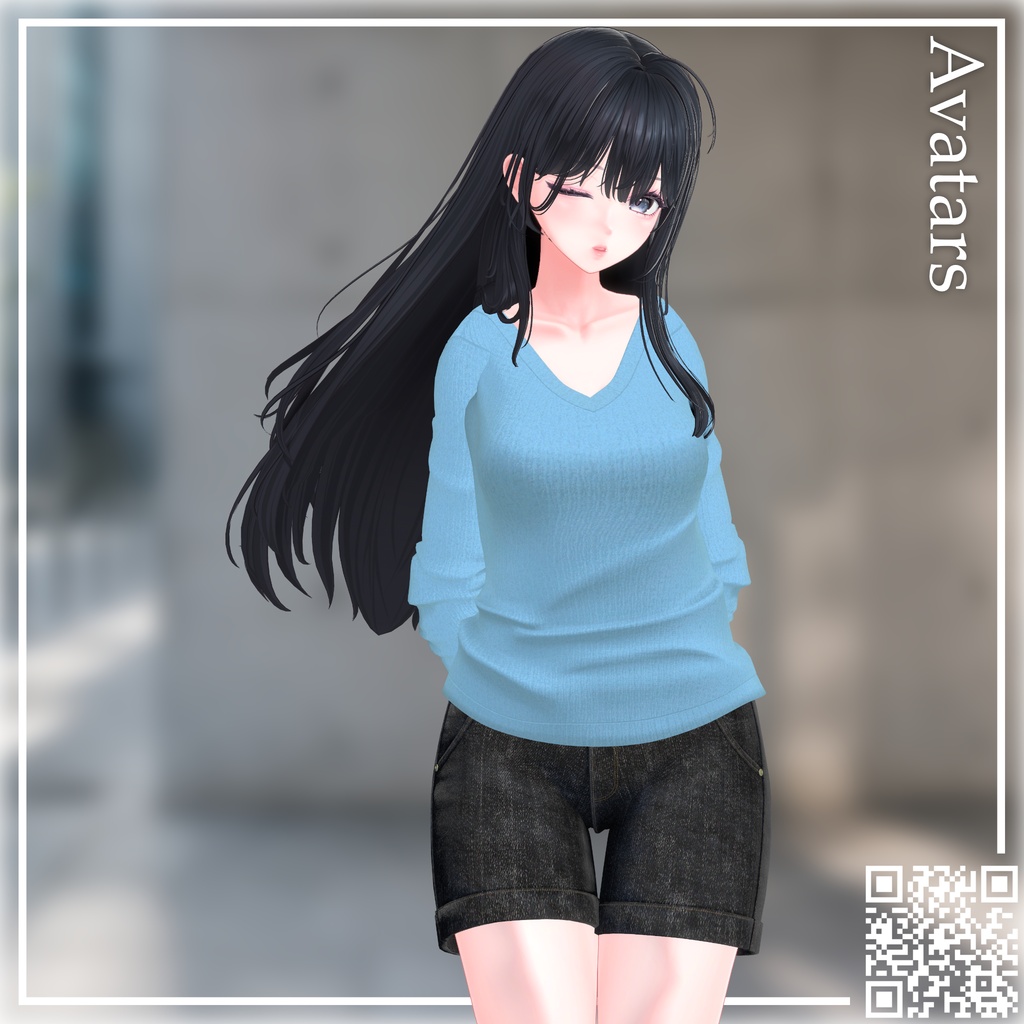 【9アバター対応】Urban V-neckSet【VネックTシャツセット】