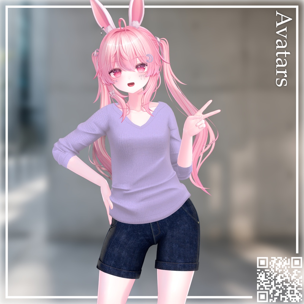 【9アバター対応】Urban V-neckSet【VネックTシャツセット】