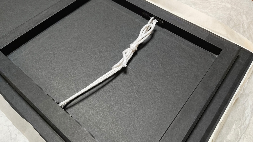 「巡る」手漉き和紙印刷作品