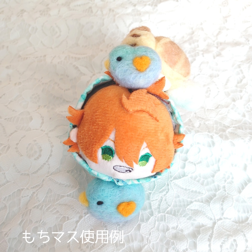 ちいさなキミのささえはと(ぬい小物)