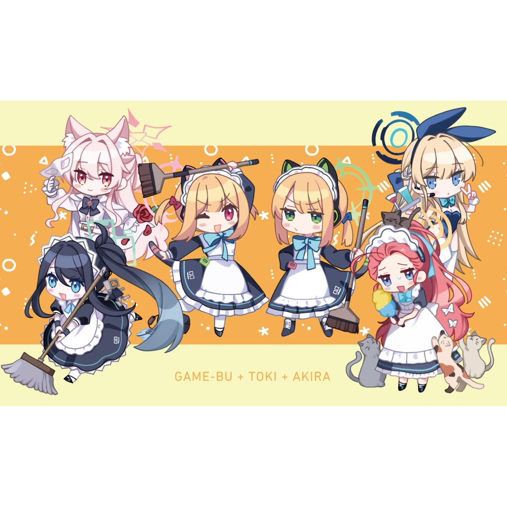 ゲーム開発部（メイド）　BIGアクリルキーホルダー
