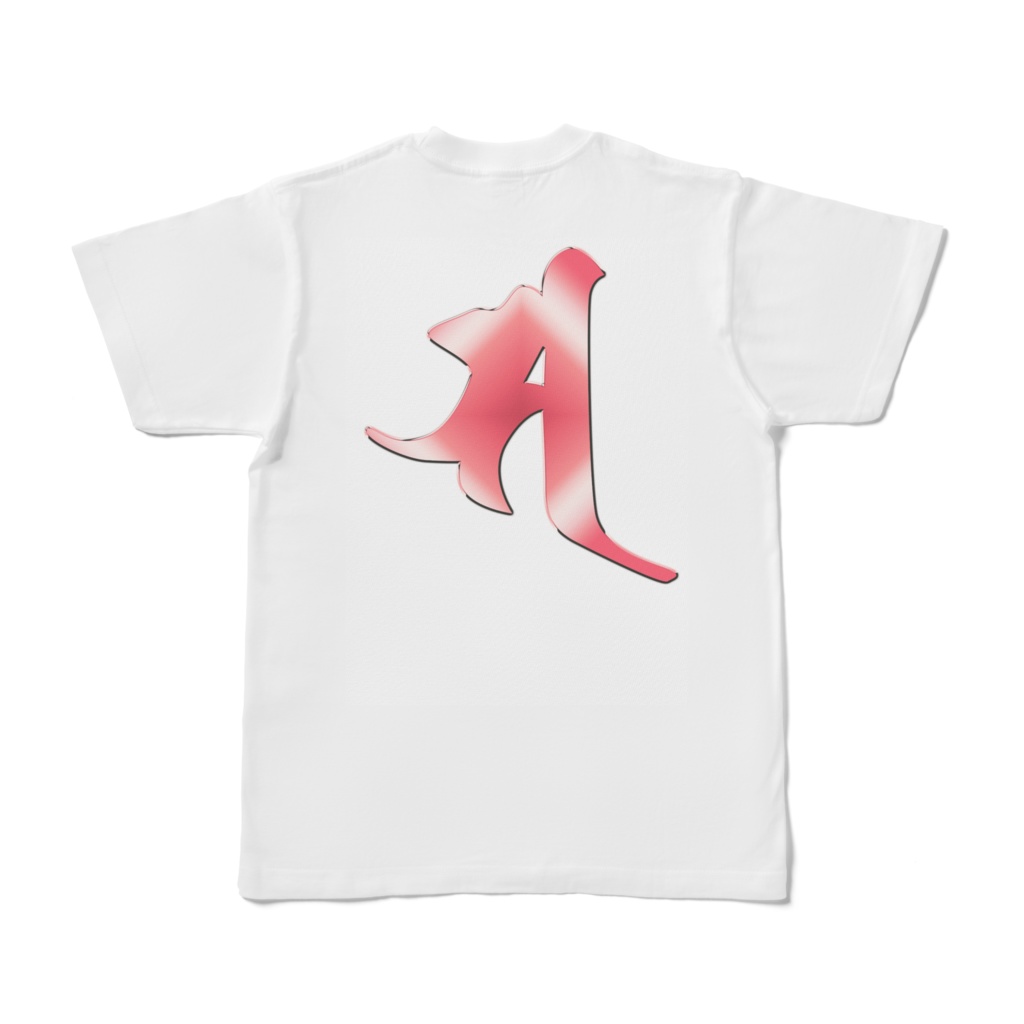 守護神Tシャツ　聖観音_梵字（ピンク）