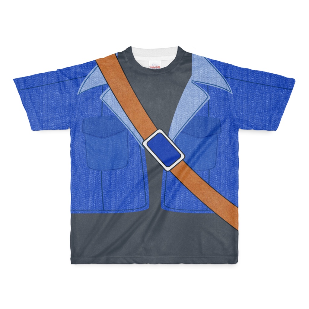 なんちゃってストリート剣士 Tシャツ(青/紺)Mサイズ