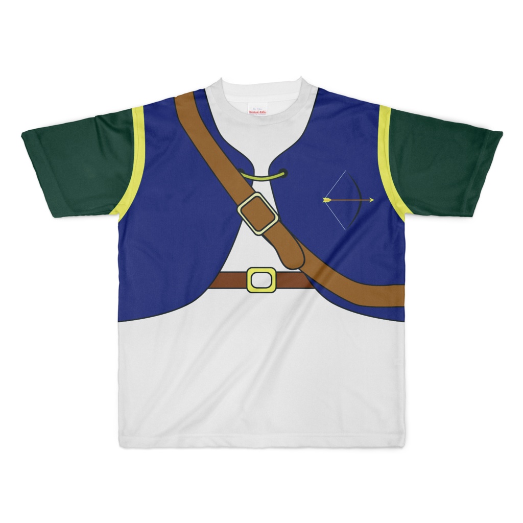 なんちゃってRPG アーチャーTシャツ(紺/緑)XLサイズ