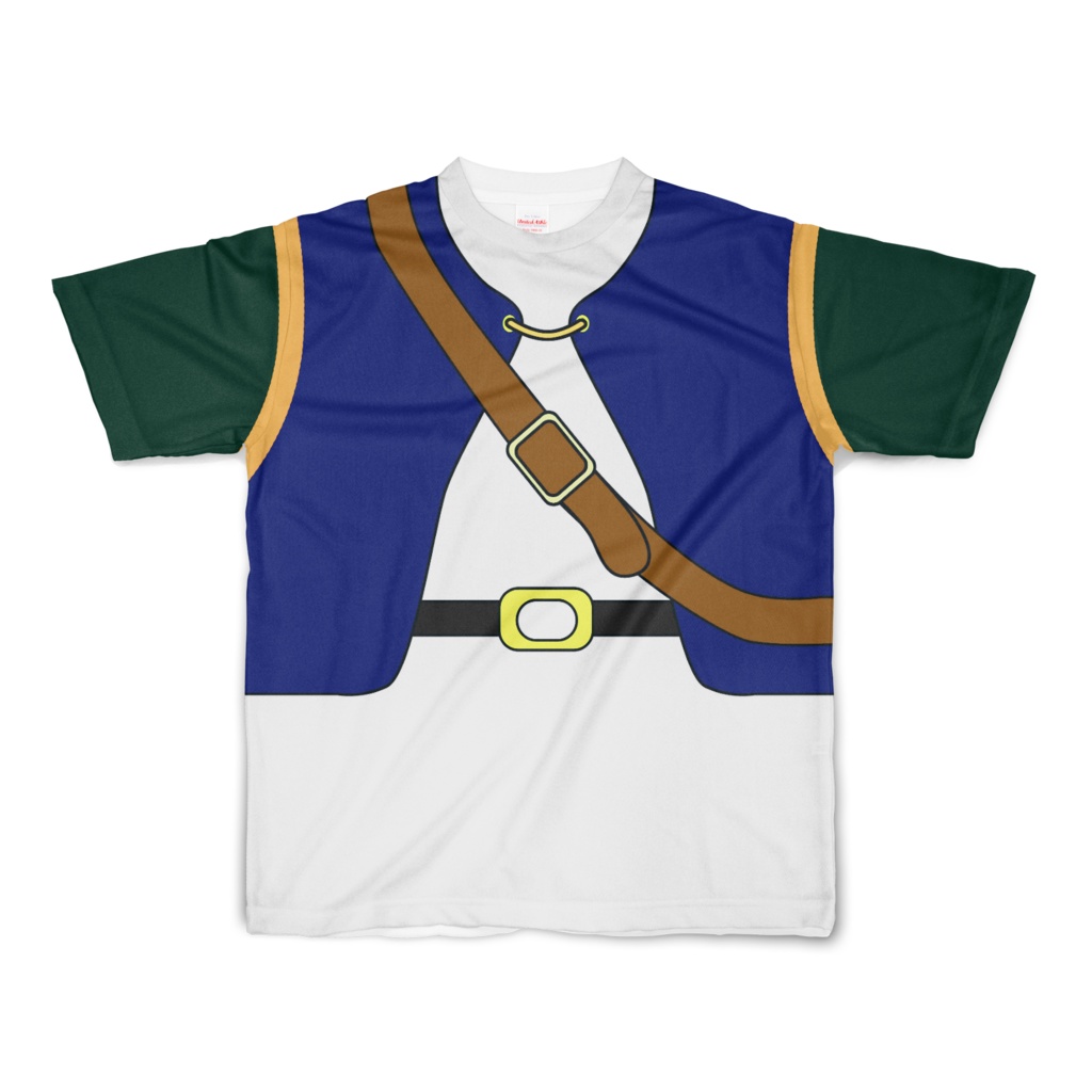 なんちゃってRPG 狩人Tシャツ(紺/緑)Sサイズ