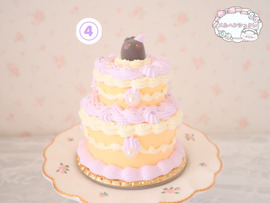 🎃Halloweenしゅくれにゃんにゃんケーキ🐈⬛(訳あり品)