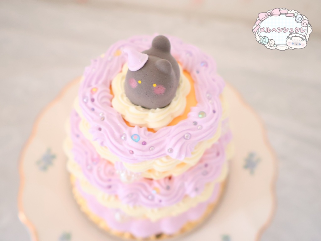 🎃Halloweenしゅくれにゃんにゃんケーキ🐈⬛(訳あり品)