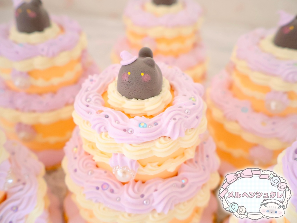 🎃Halloweenしゅくれにゃんにゃんケーキ🐈⬛(訳あり品)