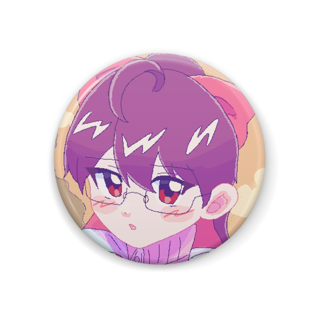 ぱそがるっ!紫小路スミレ 缶バッジ(スチルver.)